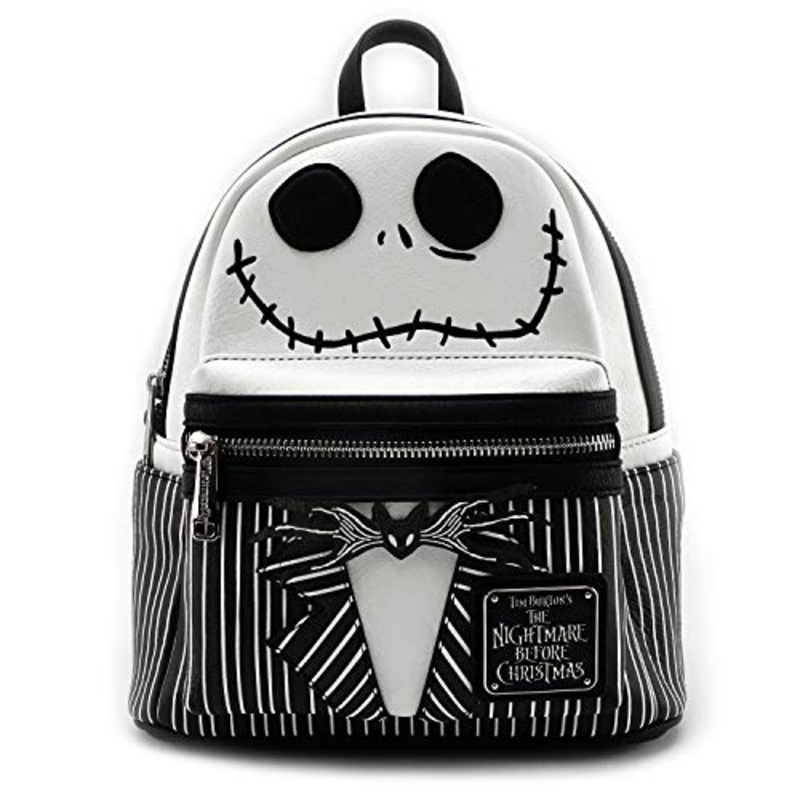 Loungefly Nightmare Before Christmas Jack Mini Backpack Black/White