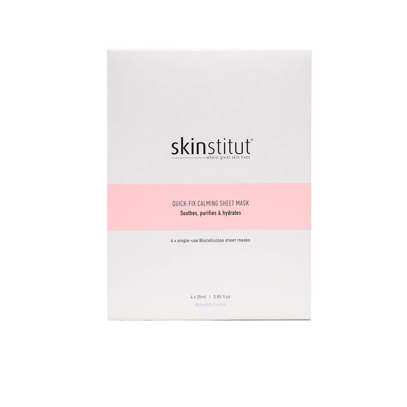 Skinstitut Quick-Fix Calming Sheet Mask 4 x 25ml