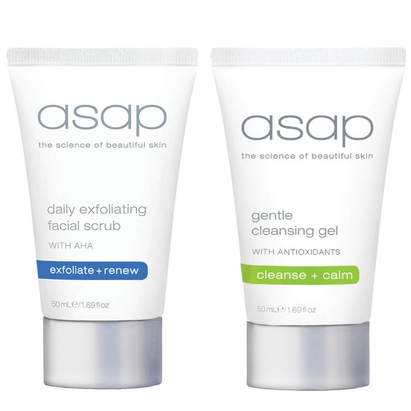 asap Exclusive Gentle Cleanse and Exfoliate Set (Travel Size)