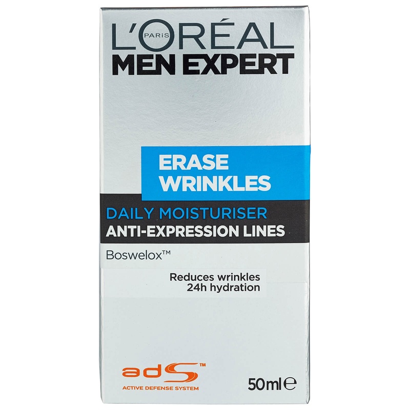 L'Oral Paris Men Expert Erase Wrinkles Moisturiser 50ml
