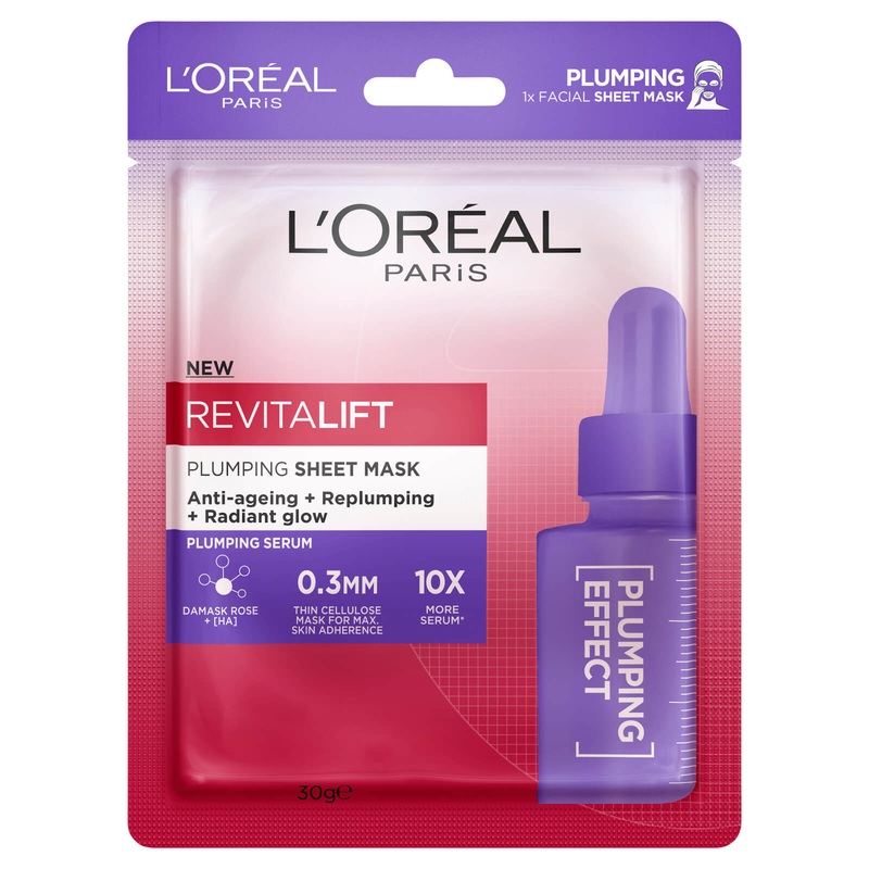 L'Oral Paris Revitalift Plumping Sheet Mask (1 Mask)