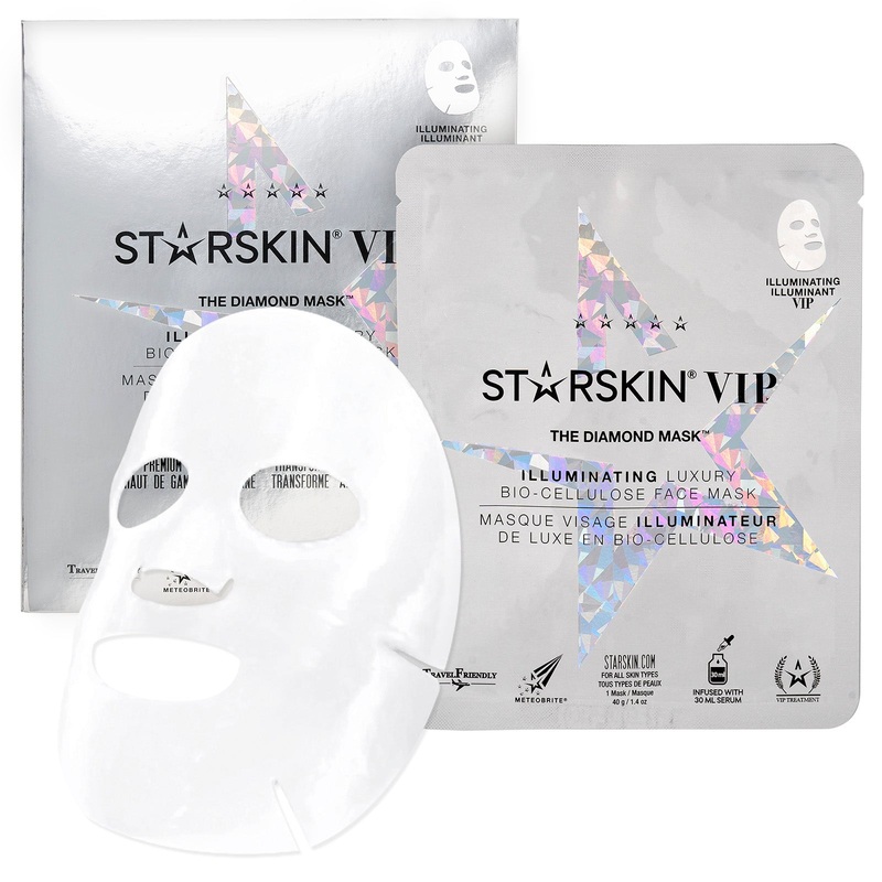 STARSKIN VIP The Diamond Mask Illuminating Luxury Bio-Cellulose Face Mask
