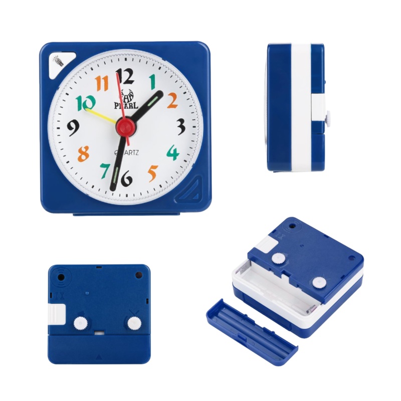 HONGZER Pearl Travelling Alarm Clock- AA battery not included