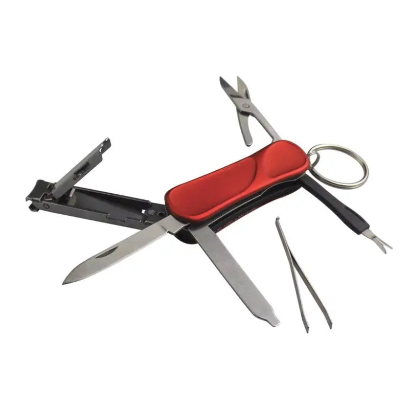 AceCamp Munkees 6-Function Manicure Keychain