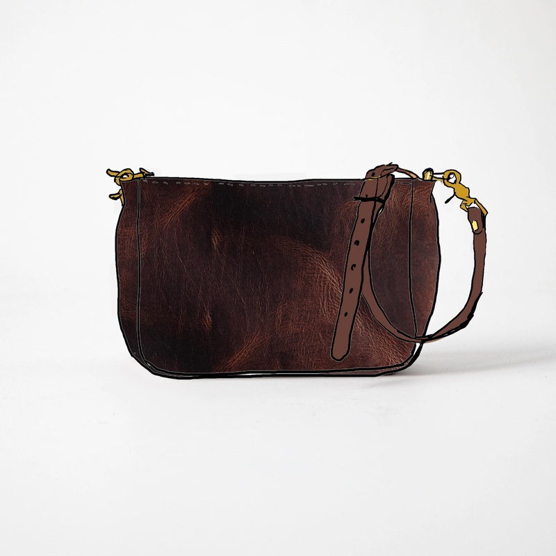Brown Dublin Crossbody Bag