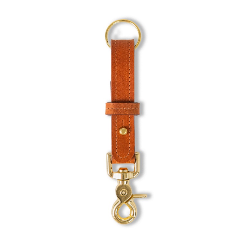 English Tan Dublin Key Lanyard