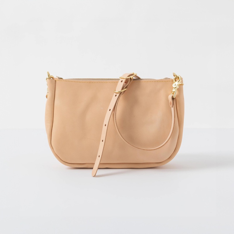 Rustic  Vegetable Tanned Medium Crossbody Bag