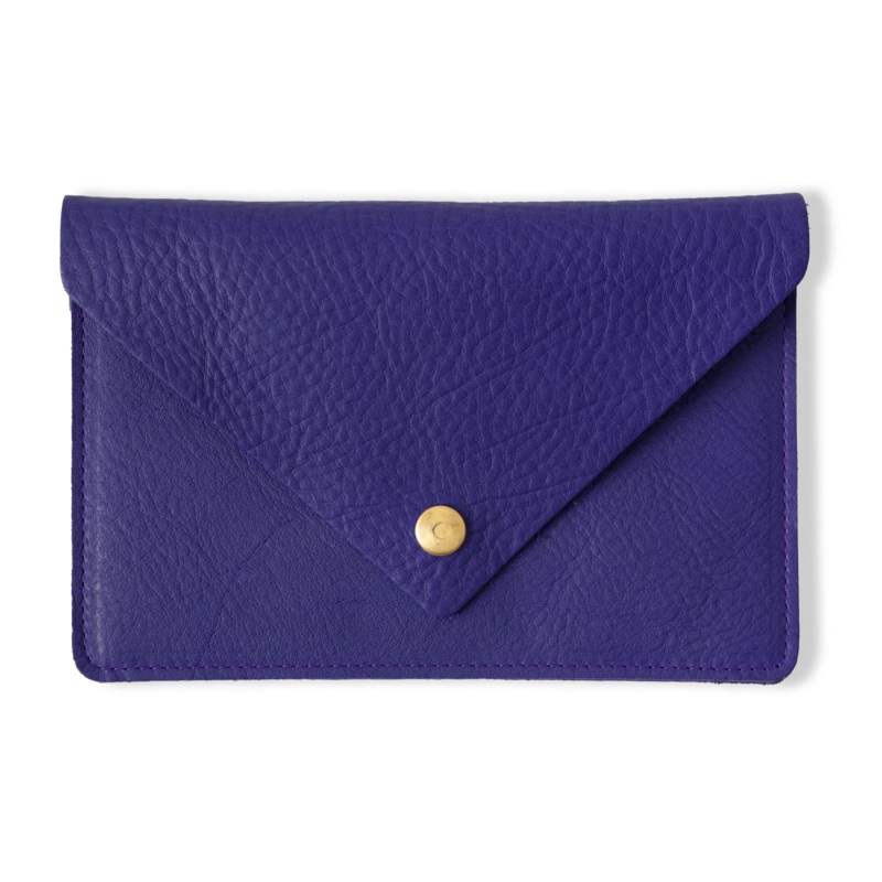 Matching Leather Clutch