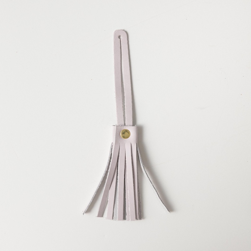 Pearl Leather Tassel