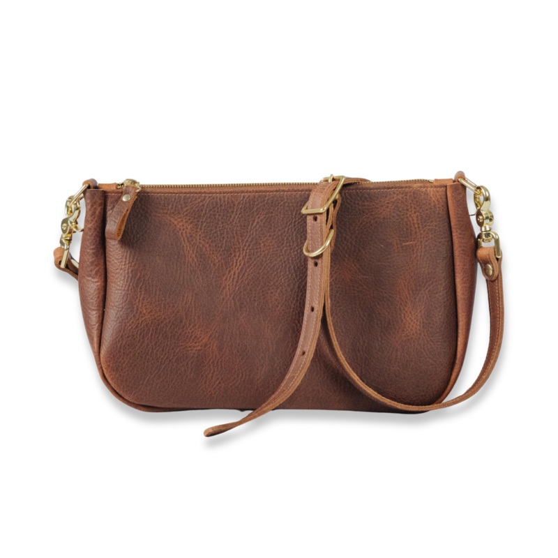Tan Kodiak Crossbody Bag