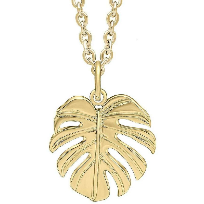 Beginnings Monstera Leaf Pendant - Gold