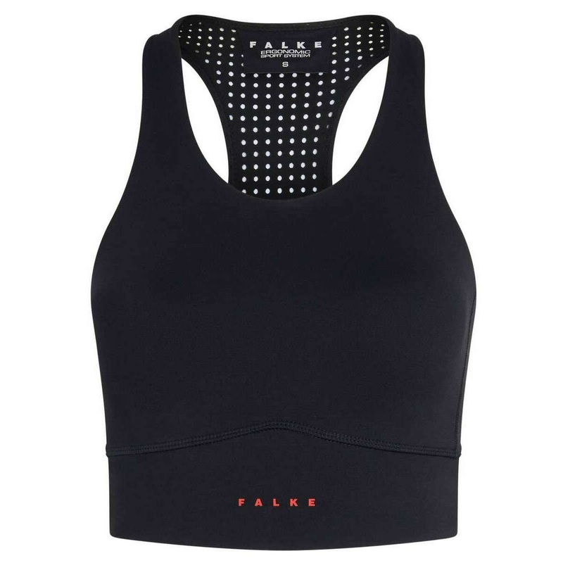 Falke Core Racer Back Sports Bra - Black