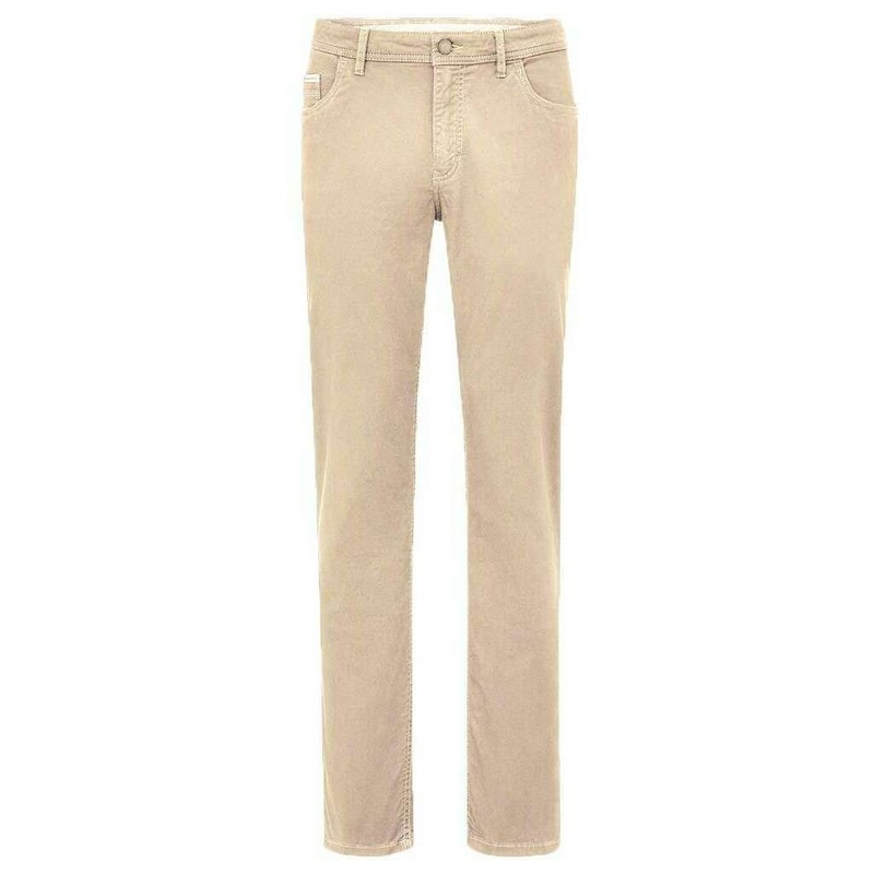 Redpoint Milton 5 Pocket Regular Fit Jeans - Beige