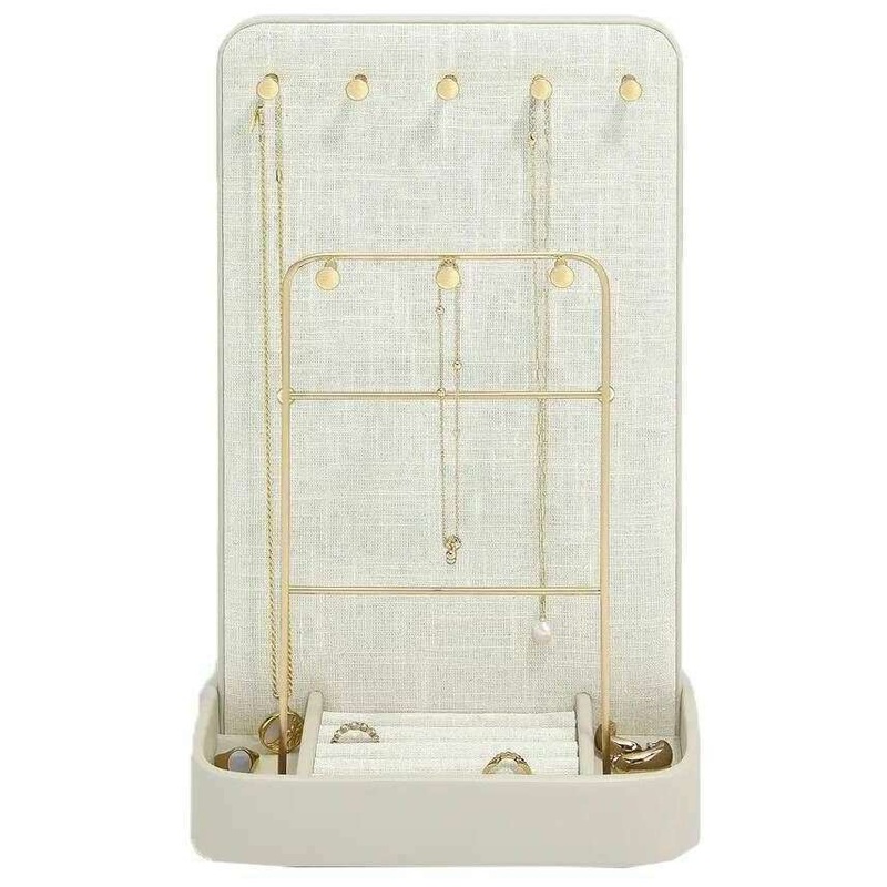 Stackers All In One Jewellery Stand - Oatmeal/Linen Beige