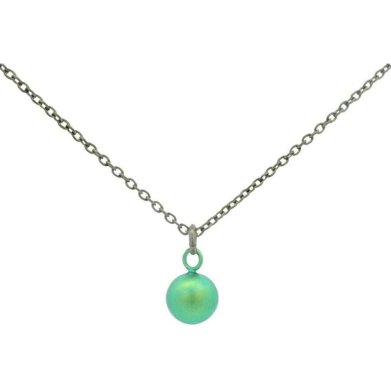 Ti2 Titanium Bead Pendant - Green