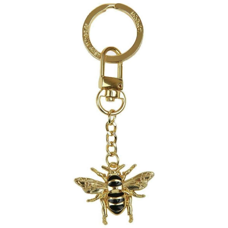 Alice Wheeler London Bee Key Ring - Gold