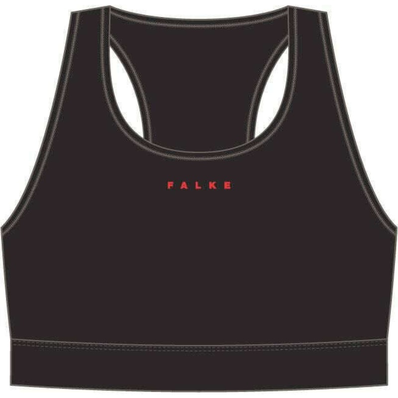 Falke Perform Better Mid Racer Sports Bra - Black