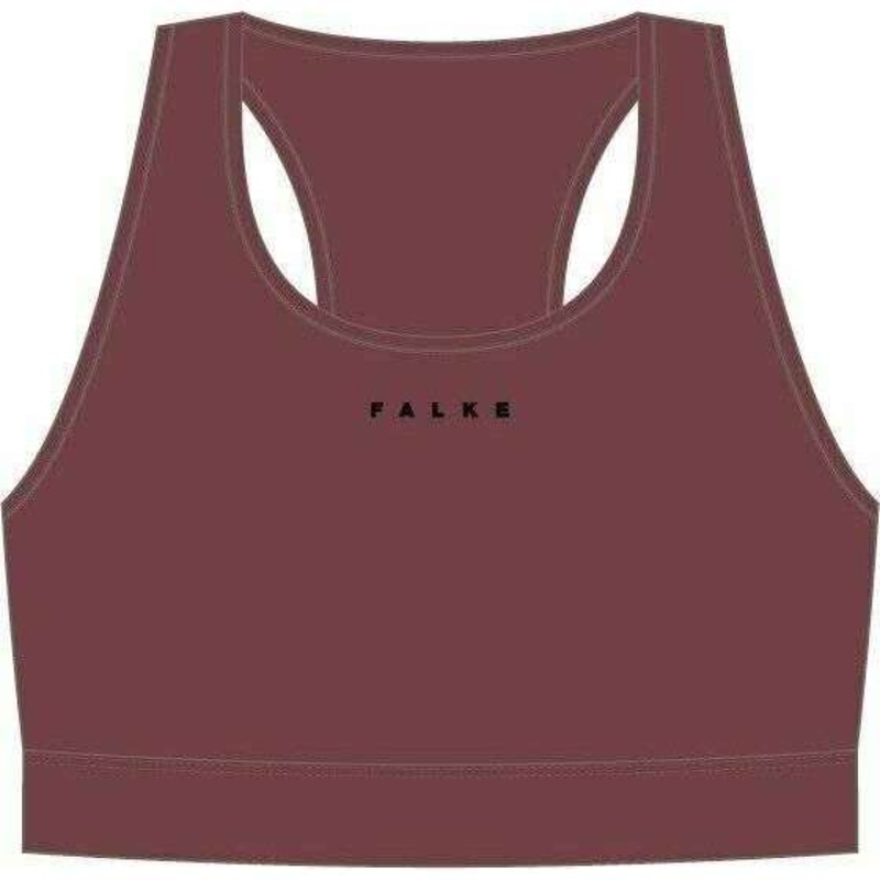Falke Perform Better Mid Racer Sports Bra - Burgundy