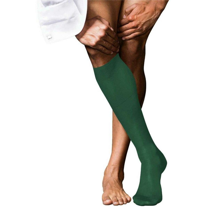 Falke No 9 Pure Fil dcosse Knee High Socks - Hunter Green