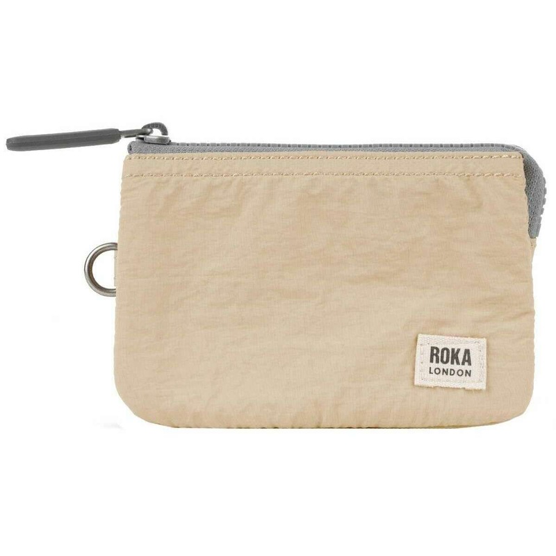 Roka Carnaby Small Talson Wallet - Biscotti Cream