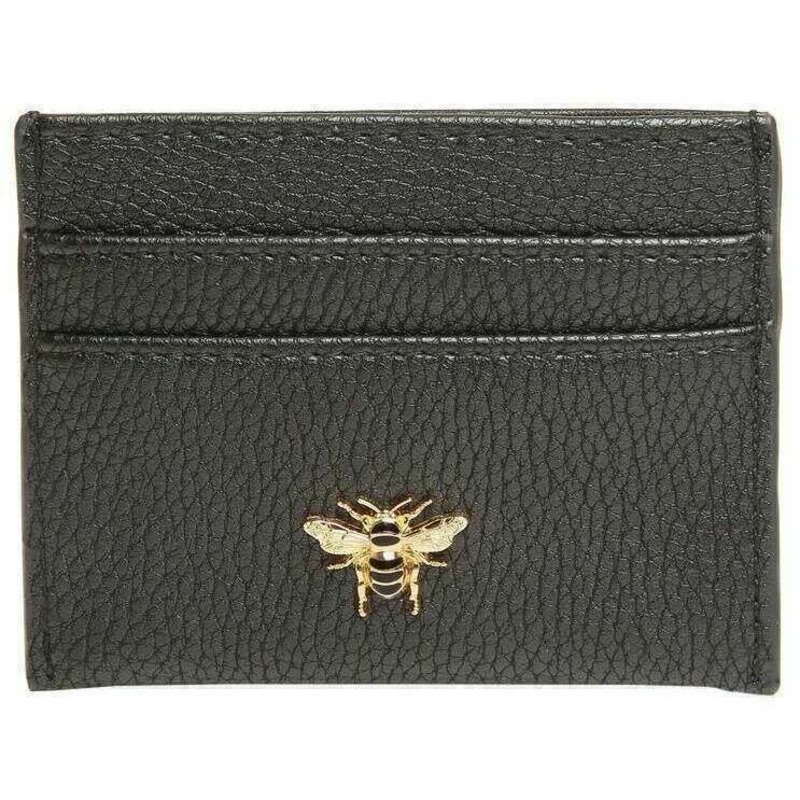 Alice Wheeler London Bow Card Holder - Black