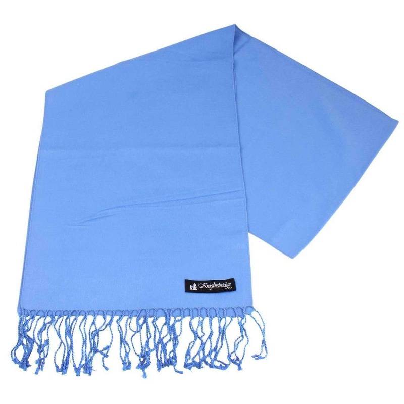 Knightsbridge Neckwear Plain Scarf - Light Blue