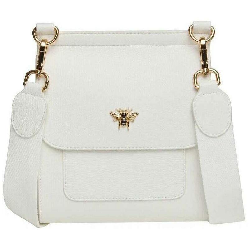 Alice Wheeler London Bloomsbury Crossbody Bag - White
