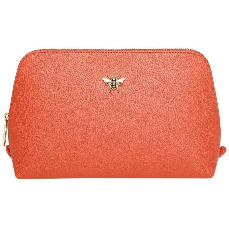 Alice Wheeler London Large Beauty Bag - Orange