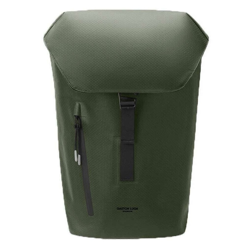 Gaston Luga Lightweight DuoSeal 14" Flap Backpack - Olive Green