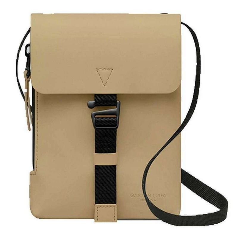 Gaston Luga Splash Mini Crossbody Bag - Latte Beige