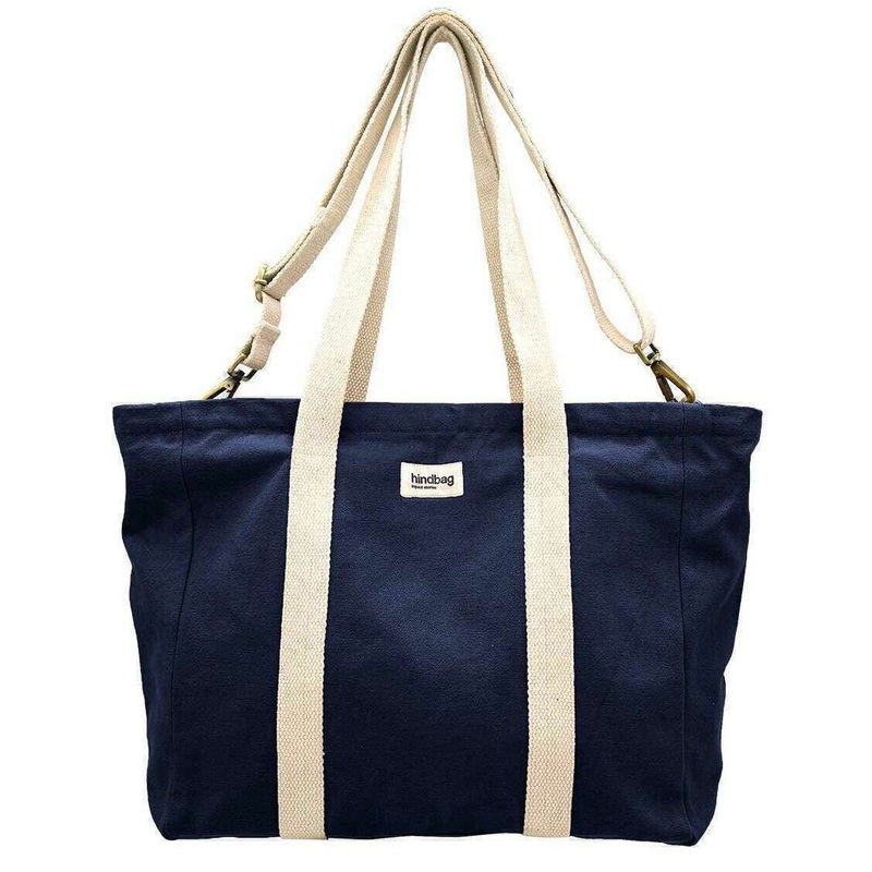 Hindbag Cesar Small Tote Bag - Navy Blue