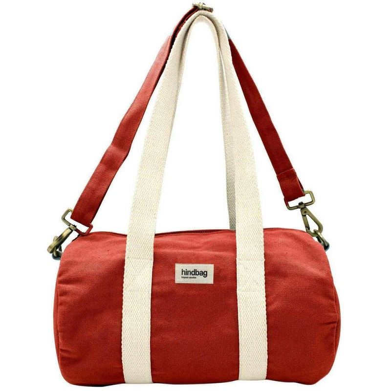 Hindbag Mini Simon Small Duffle Bag - Terracotta Red