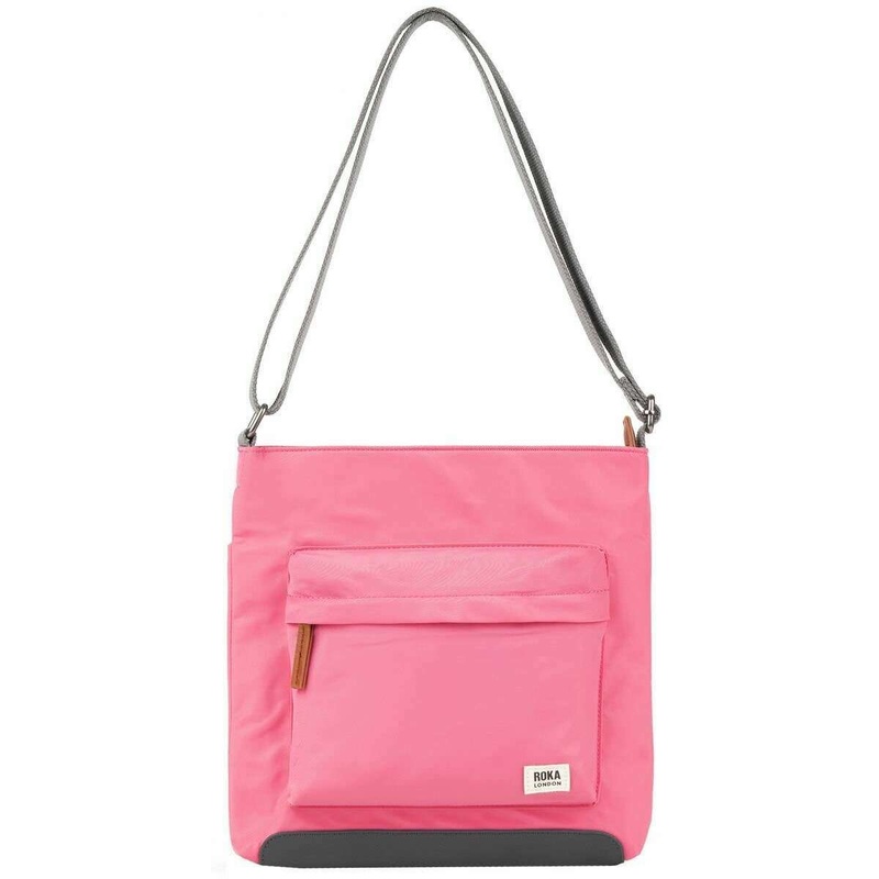 Roka Kennington B Medium Recycled Nylon Crossbody Bag - Baroque Pink