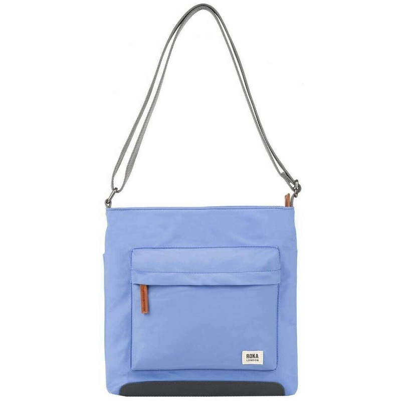 Roka Kennington B Medium Recycled Nylon Crossbody Bag - Jacaranda Purple