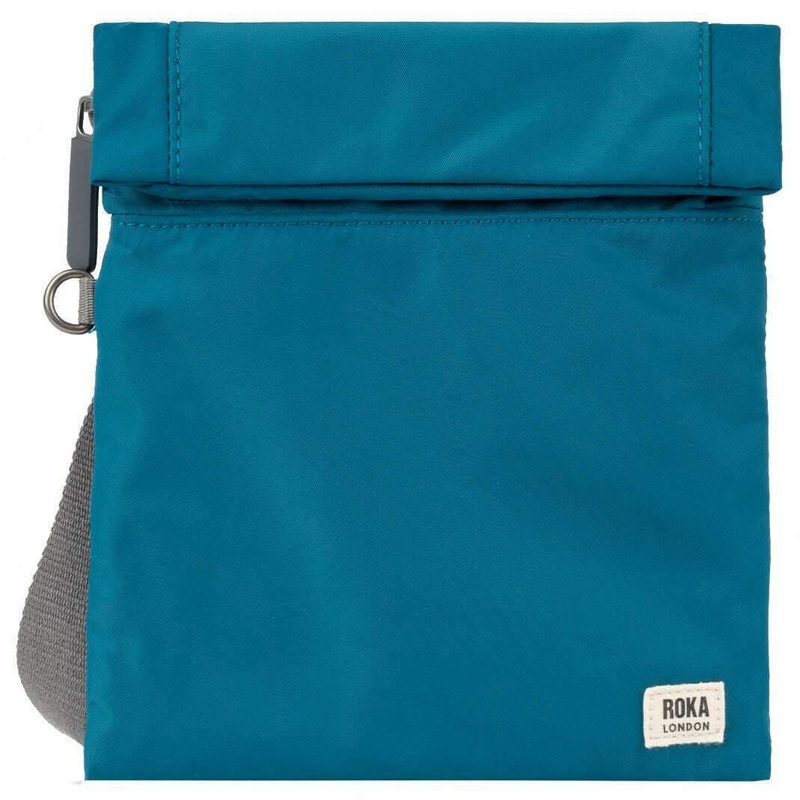 Roka Stratford Small Recycled Nylon Sling Bag - Sapphire Blue