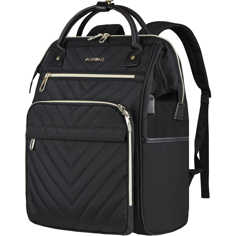17 Inch Travel Laptop Backpack with USB Charging Port
