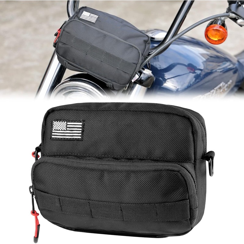 Motorcycle Handlebar Tool Bag for Front Fork Handle - Universal