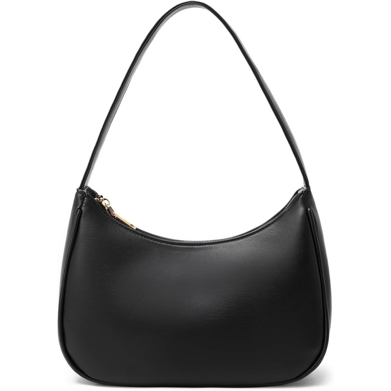 Shoulder Bags for Women, Cute Hobo Tote Handbag Mini Clutch Purse with Zipper Closure