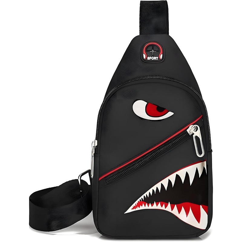 Shoulder Sling Crossbody Casual Chest Bag for Travel Sports Running Hiking