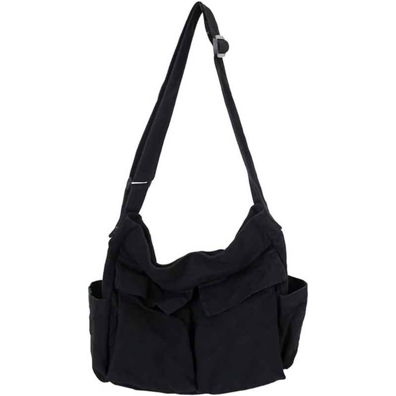 Cute Messenger Bag Vintage Canvas Crossbody Shoulder Bag for Women