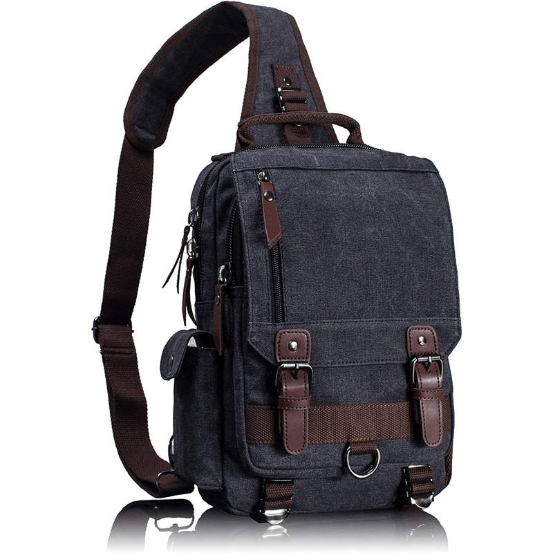 Retro Crossbody Sling Bag Canvas Messenger Bag Shoulder Handbags Bag