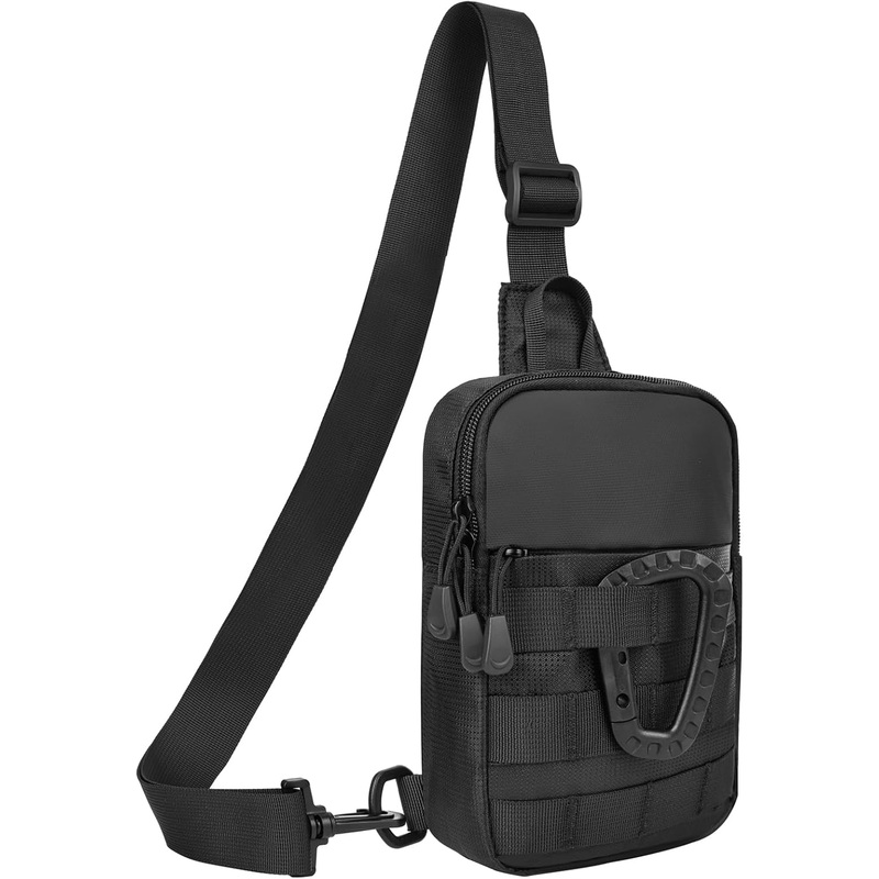 Tactical Sling Bag for Men, Waterproof EDC Crossbody Chest Bag