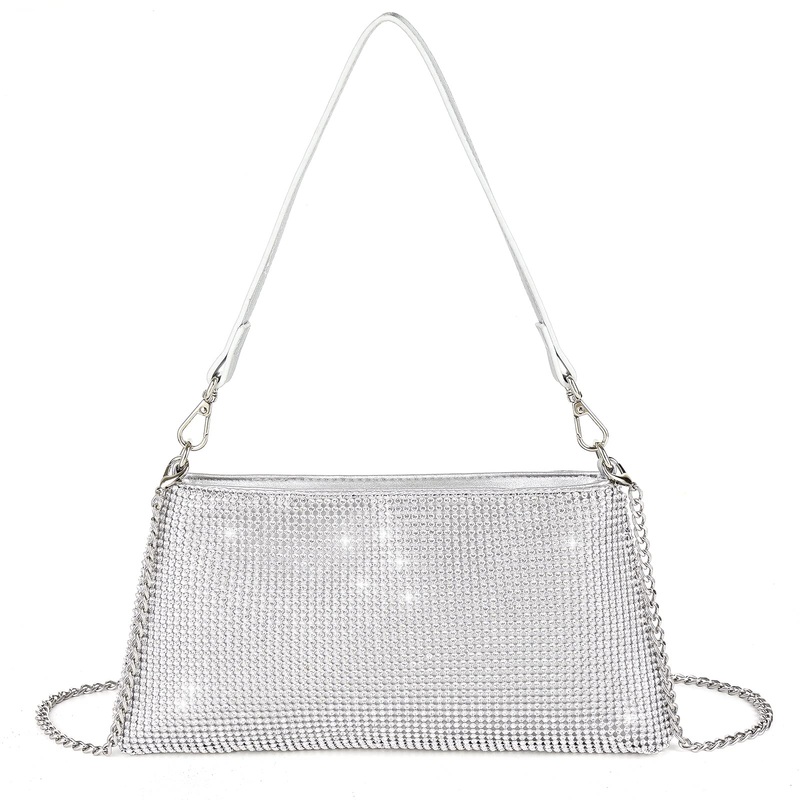 Valleycomfy Rhinestone Evening Clutch Bag for Prom Cocktail Party Wedding