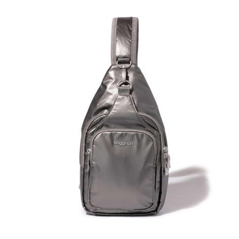 Baggallini Central Park Sling - Gunmetal