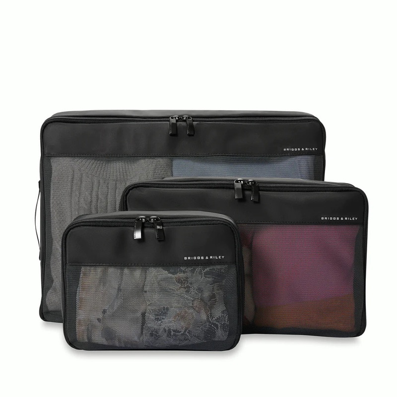 Briggs & Riley Check In Packing Cube Set - Black