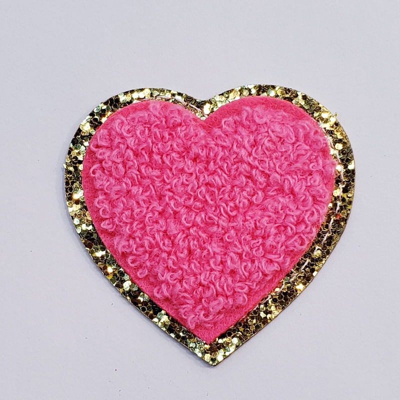 Heart Patch - Hot Pink