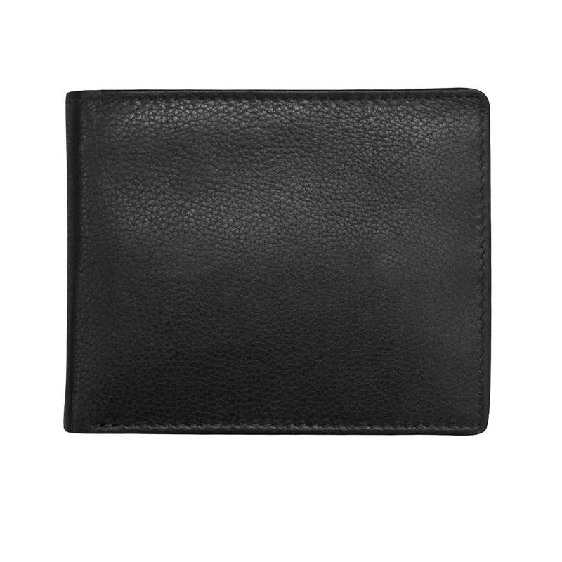 ILI New York Leather Slim Billfold - Black
