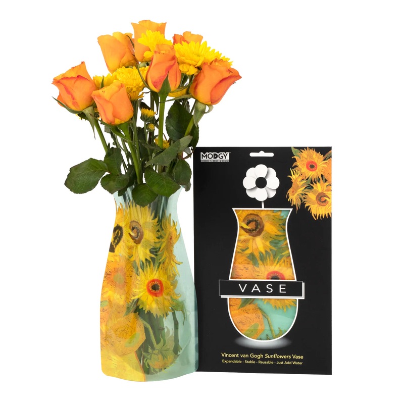 Modgy Expandable Vase - Van Gogh Sunflowers