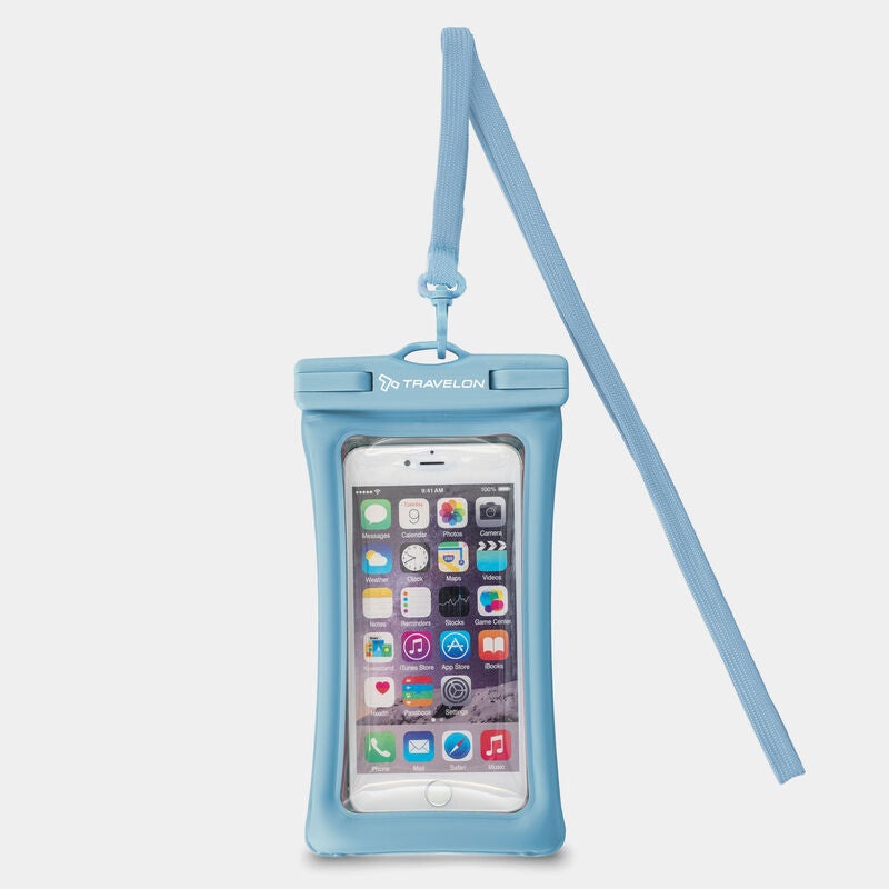 Travelon itFLOATS! Waterproof Phone Pouch - Blue