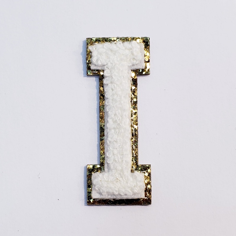 Varsity Letter Patch I - White